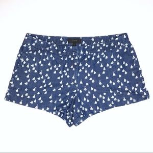 J. Crew Chambray Sailboat Shorts size 12
